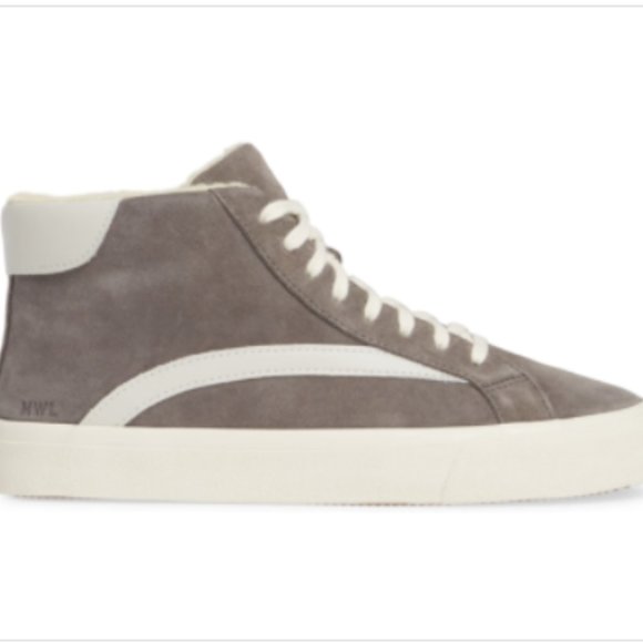 Madewell Sidewalk High Top Faux Shearling Lined main image 5